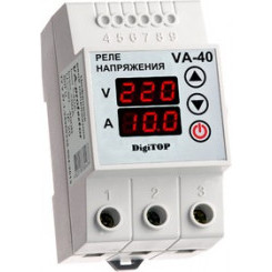 Реле напряжения с контролем тока VA-40 VA-protector 40A