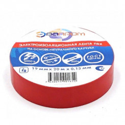 Изолента "Эвапром" 19 мм, 20м Красный